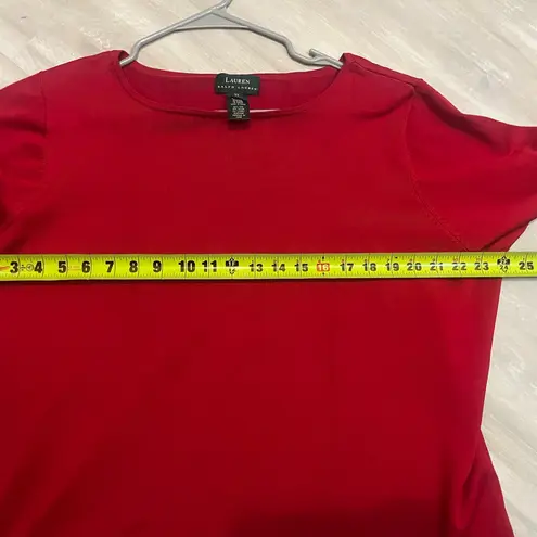 Ralph Lauren  Red Long Sleeve Top