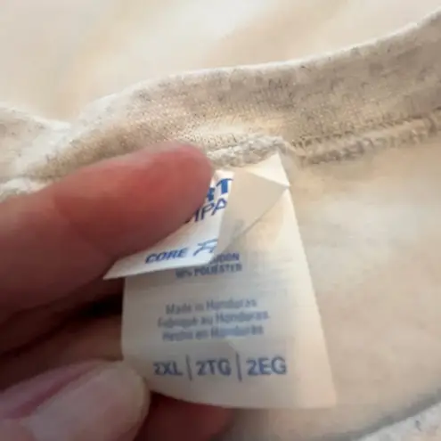 Gray Sweatshirt with Disco Ball and Pink Bow Design. Size 2XL. NWOT - Image 2