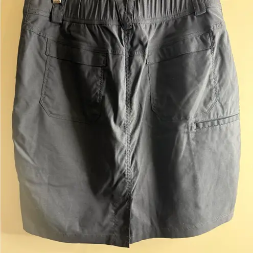 Duluth trading black skort size 12