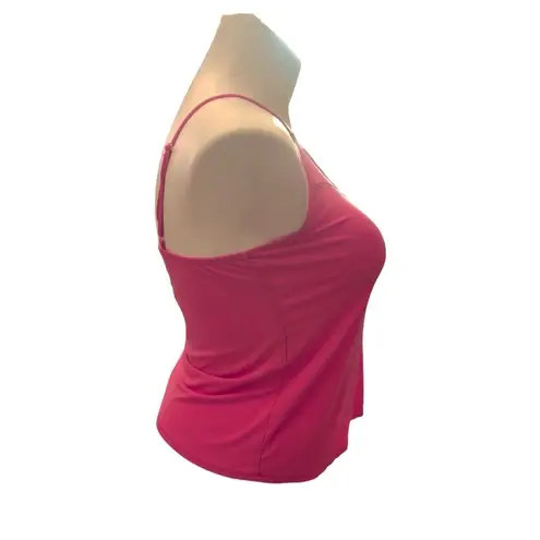 Daytrip Strappy V-Neck Pink Coral Cami Tank Top - Size L ***Item: 0696