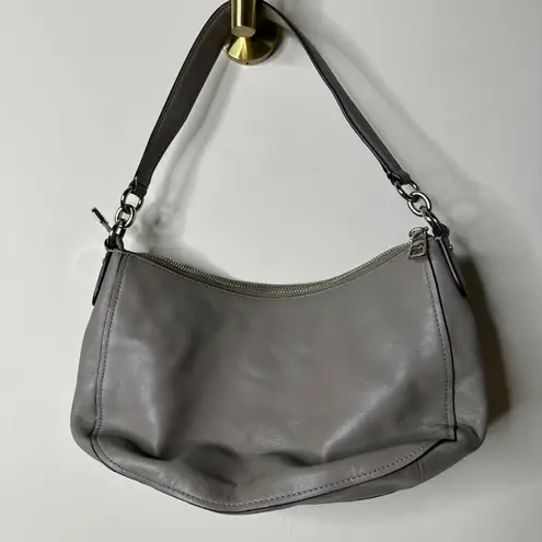 Coach Grey Baguette Shoulder Bag