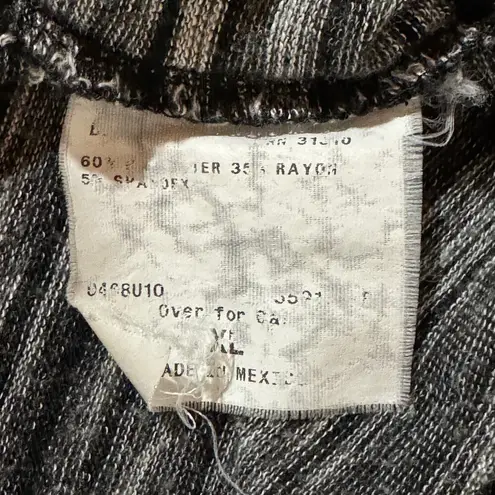 AB Studio X-Large Cardigan Jacket 1-Button Striped Long Sleeve Stretch Draped