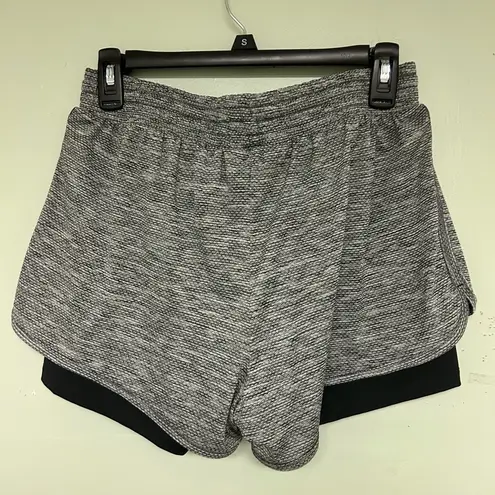 Champion Women's Athletic Shorts - Gray and Black