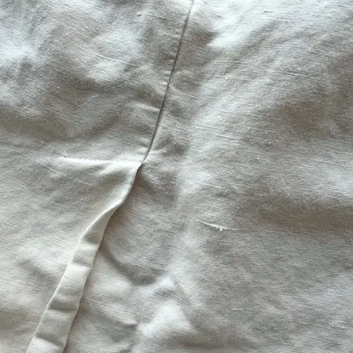 Petite Sophisticate size 4 dress linen cream white