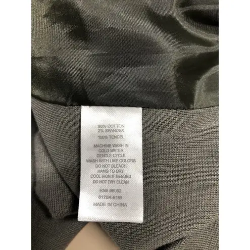 Carolina belle Women Jacket Cinched Waist 1X Cap 3/4 Sleeve Open Lagenlook Boho