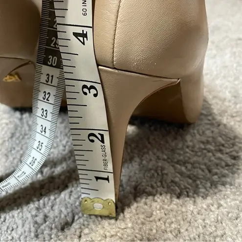 Laurence Kazar Kazar Women's Beige Leather Stiletto Pumps Size 38.5/US 7.5