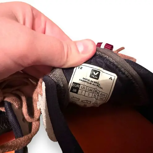 VEJA Venturi Suede Khaki Sable Oxford Grey Lace Up Dad Sneakers Sz 7 / 38