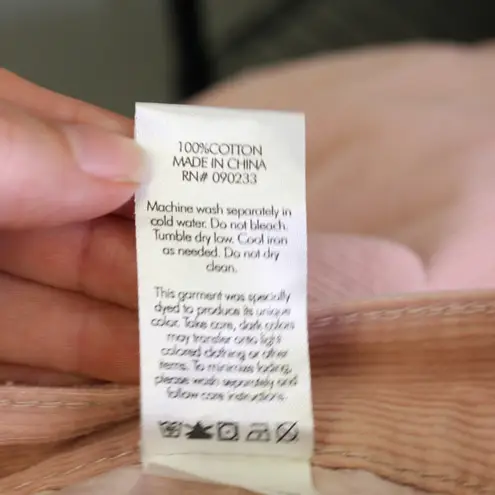 PacSun  Button Fly Wide Leg‎ Corduroy Jeans Pink Size 31