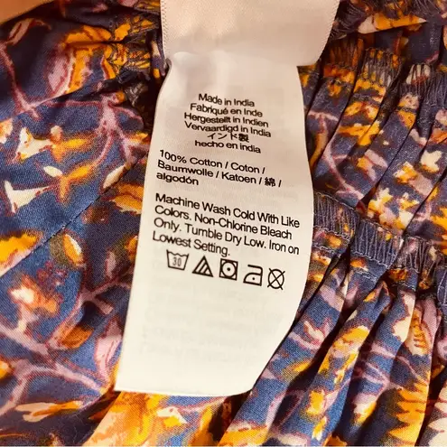 J.Crew  Floral Cinched Waist Cotton Poplin Crop Tank NEW size M (runs large)