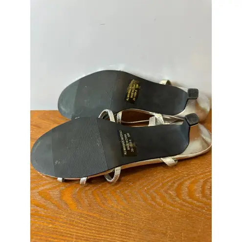 BL Boston Design Studio Women's Strappy Sandals Silver Sz 10 Sku 2825