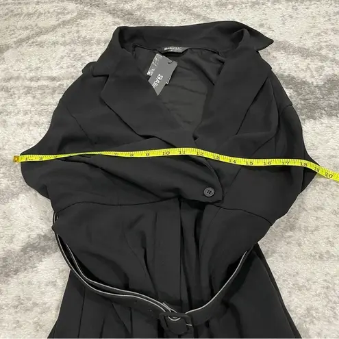 Allegra K NWT Sleeveless Button Front Closure Long Leg with Pocket Jumpsuit