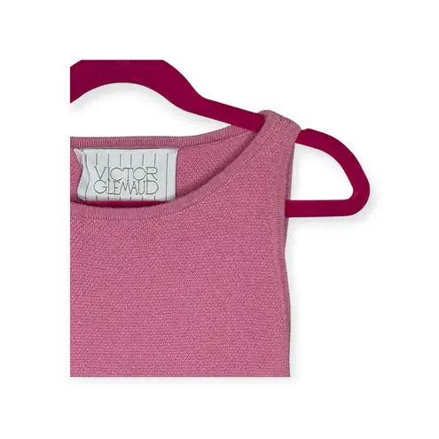 Victor Glemaud ❤︎︎ Pique Cut Out Sleeveless Tank Dress ❤︎︎ Barbie Pink ❤︎︎ XS
