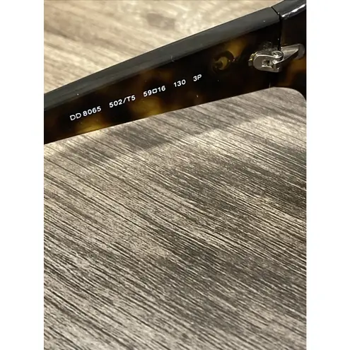 DOLCE & GABBANA DG8065 502/T5 59mm Brown Havana Sunglasses Italy