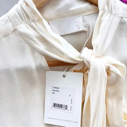 The Jetset Diaries Empire Blouse in Pearl