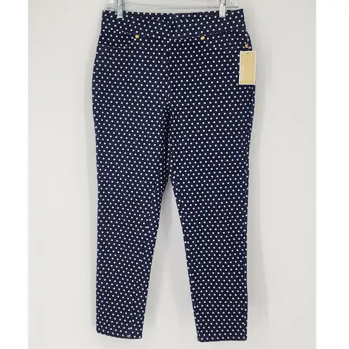 Michael Michael Kors Navy Polka Dot Pull