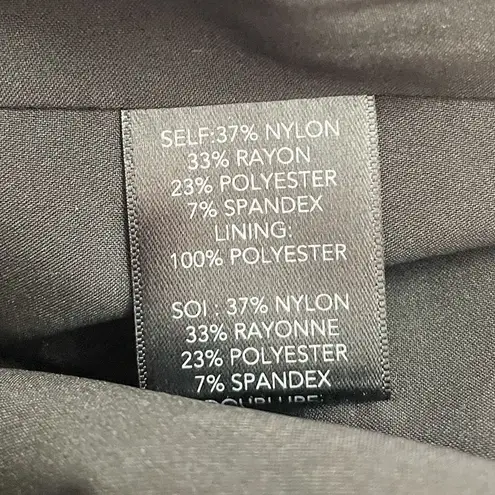 NWT Le Gali Chelsea Dress Charcoal Gray & White Pinstripe Sheath Size Large NEW