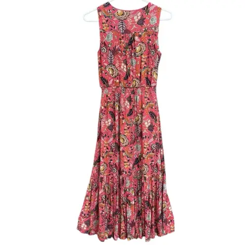 Evereve EUC Brielle Floral Sleeveless Midi
Dress Size XS