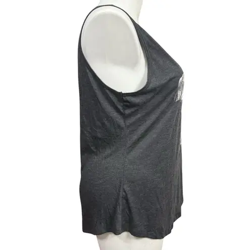 LuLaRoe  Tank Top Size 2XL Gray Graphic