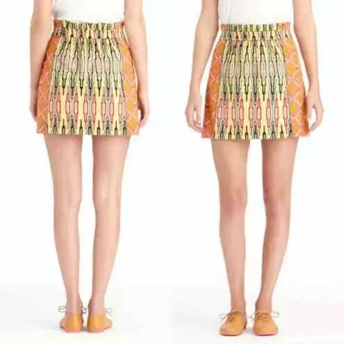 Rachel Roy RACHEL Boho Mixed Textile Ikat Print Skirt
