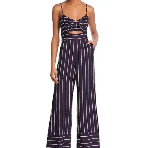 Bardot Revolve Striped Lulu Wide Leg Jumpsuit