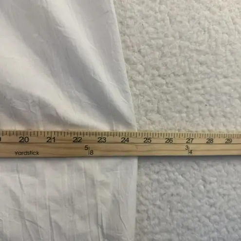 Night Time Creations Nightgown Womens Small White Lace Trim Ruffle Hem Made USA