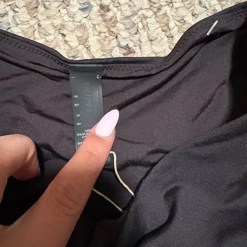 SKIMS NWT Mid Waist Bikini Bottom in Black Onyx- Size Small