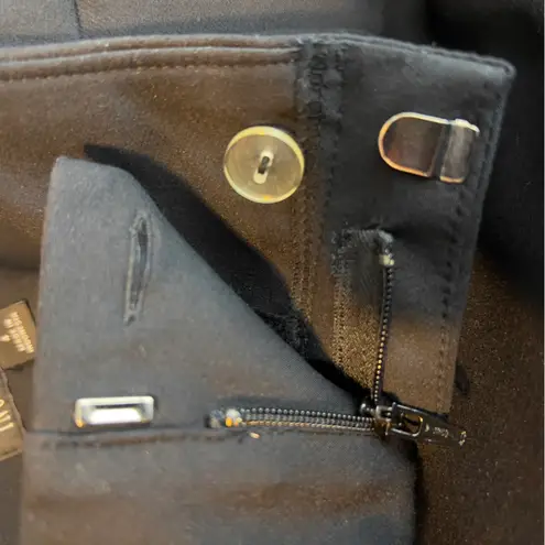 Inc. International Concepts Size 4 Black Slim Leg Ankle Mid Rise Pants