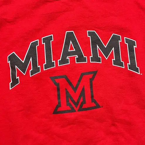 Champion  Miami University Sweatshirt Redhawks Crewneck XS S Small
