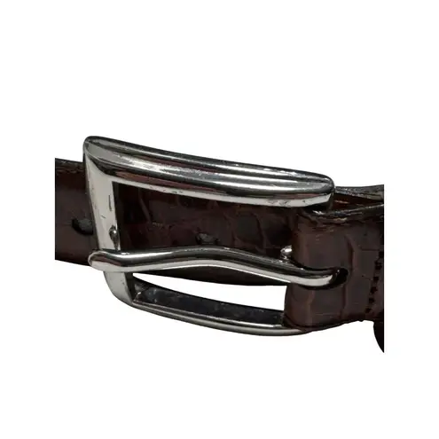 Polo Ralph Lauren Brown Italian Leather Dress Belt Unisex Size 32/80 SKU 6992