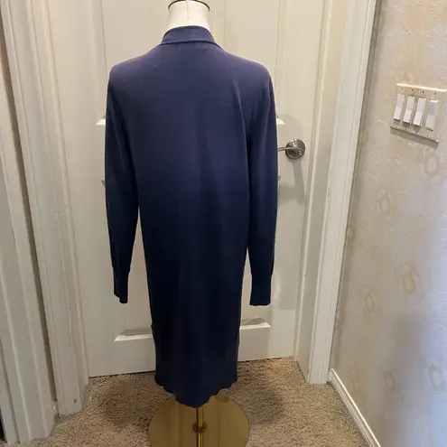 Central Park West New York Swinton Cardigan Ombre Blue Women's Size Medium