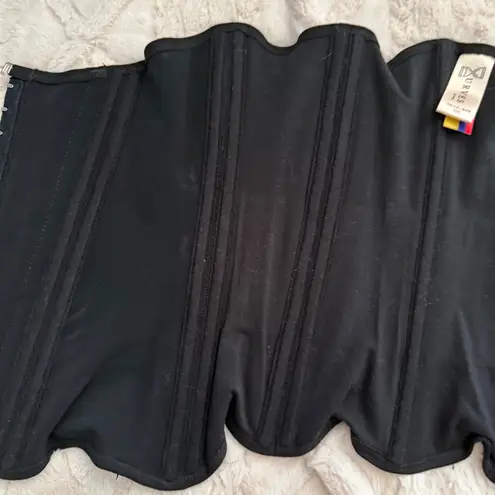 Curves By Ysculpty 3XL Black Waist Cincher Body Shaper Shapewear Zipper & Hook Size undefined