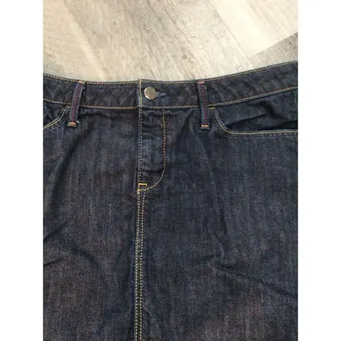 Banana Republic  Size 10 womens jean denim skirt dark wash