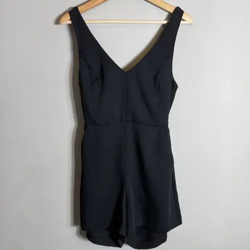Wilfred Aritzia Ecoulement Romper Women's 4 Black Tie Waist Cut Out Sleeveless