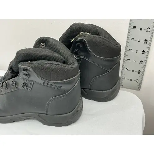 Womans Brahma Citrus Size 6.5 Black Leather Steel Toe Work Boots NWOT