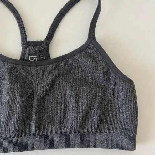Gap  fit women’s gray‎ ribbed sports bra — medium