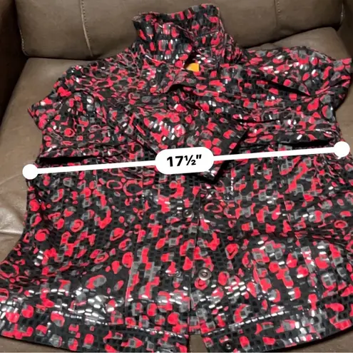 Women's Ruby Rd. Jacket Size 12 Black and Red