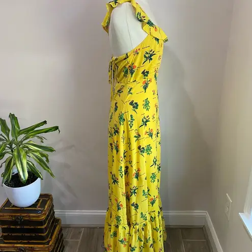 Modcloth  Inclined To Impress Maxi Dress in Blossom Yellow Size Small thumbnail 4