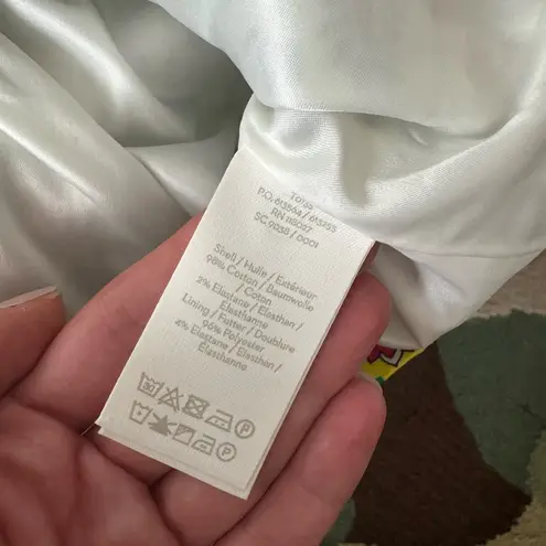 Boden Floral Pencil Skirt in Ivory Exotic Garden White Size 6