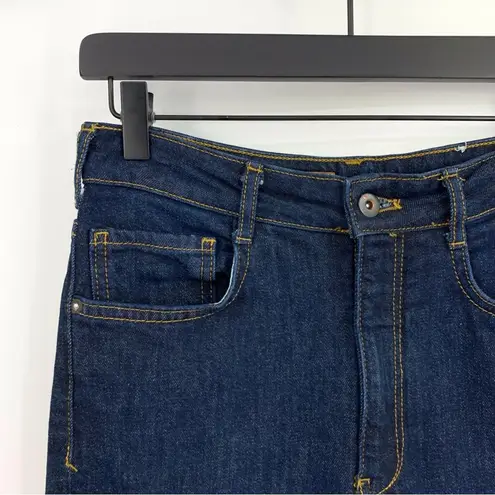 Pilcro The Split Straight Jeans Dark Wash 28