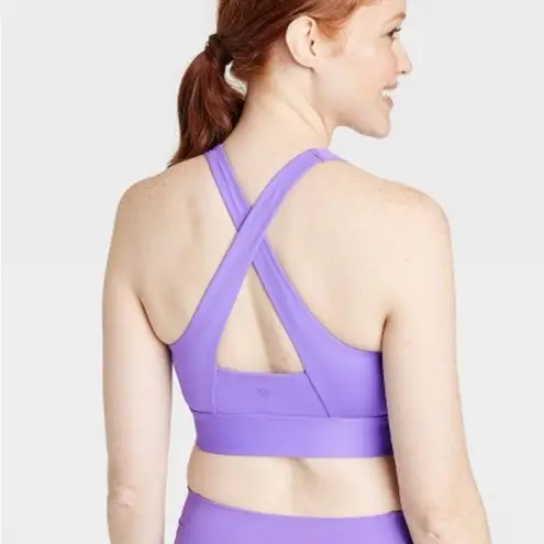 All In Motion NWT Medium Support Brushed Sculpt Cropped Sports Bras XS Set Of 2