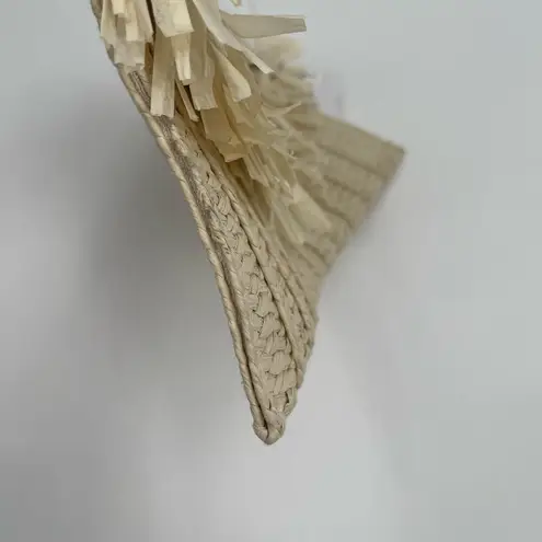 BTB Beyond the Beach Clutch 'Good Times' Natural Turquoise Beach Travel Vacation