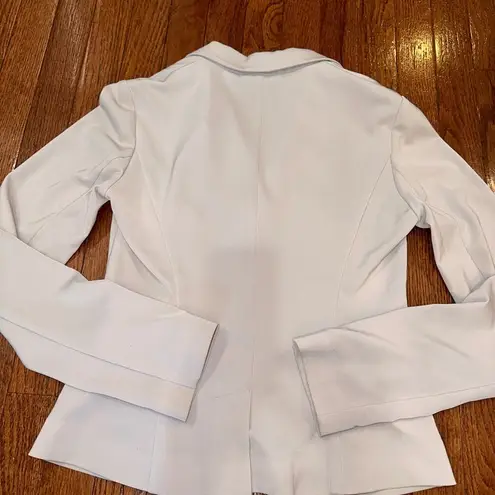 Light Gray 4 Button Blazer Stretch Soft Sisley Benetton size 42, form fitting