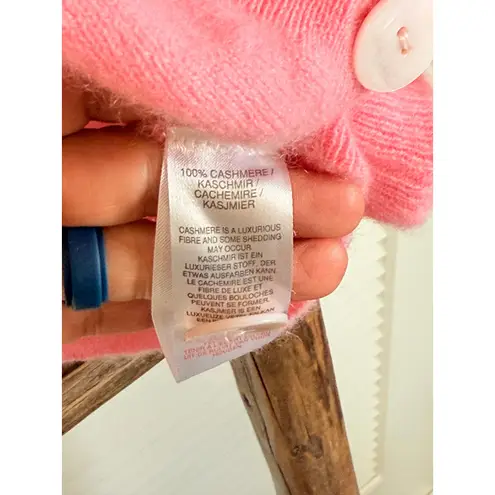 Cold Crush CRUSH Pink 100% Cashmere Cardigan Sweater Cozy Knitwear Soft Luxury Womenswear