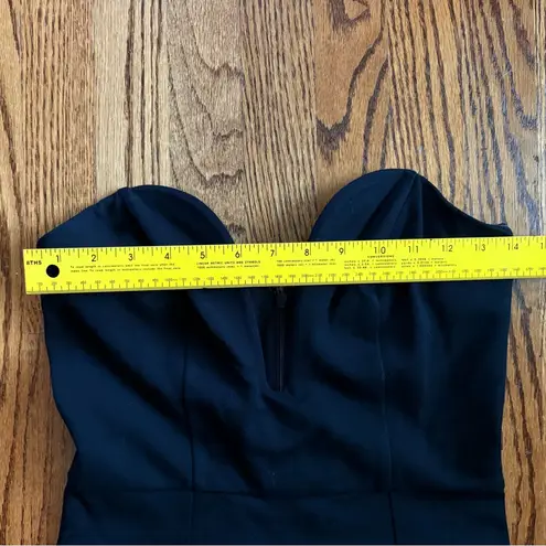 H:ours Cynlee Mini Strapless Dress in Black Noir - Size: Medium