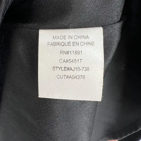 Ali & Jay Costes Black Floral Velvet Sleeveless V-Neck A-Line Dress Size XS