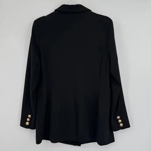 Boston Proper  blazer jacket women's 16 double breasted black career office thumbnail 10