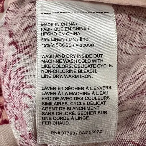 Ella Rafaella Blazer Womens XL Peach Red Double Breasted Feminine Career Office Pink