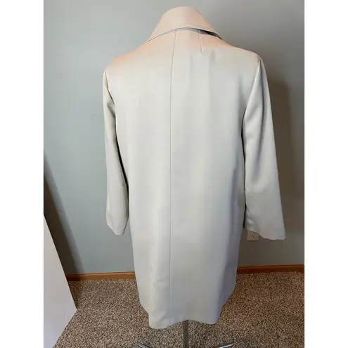 London Fog trench zip out sherpa lining tan