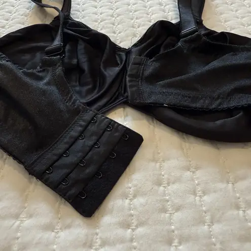 Wacoal 36DDD Bodysuede Seamless Full-Figure Bra 85185 Black Underwire