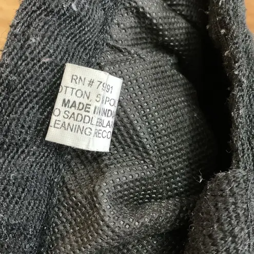 El Paso Saddle Blanket Bag Women's Black Cotton Stencil Purse Large Kokopelli